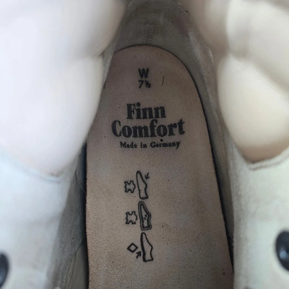 Finn‎ Comfort Germany Leather Hiking Boots Brown Mens Size UK 7.5W (US 8W)